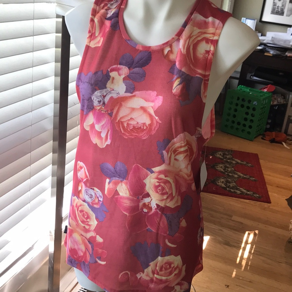 Rosy knit mini dress